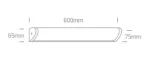 APLICA BAIE LED 16W 60cm CROM 38116