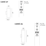APLICA CARRÈ AP - design Francesco Dei Rossi