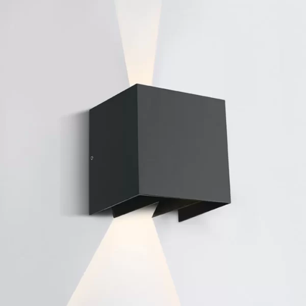 APLICA EXTERIOR 2x3W LED AJUSTABILA IP54 67340A