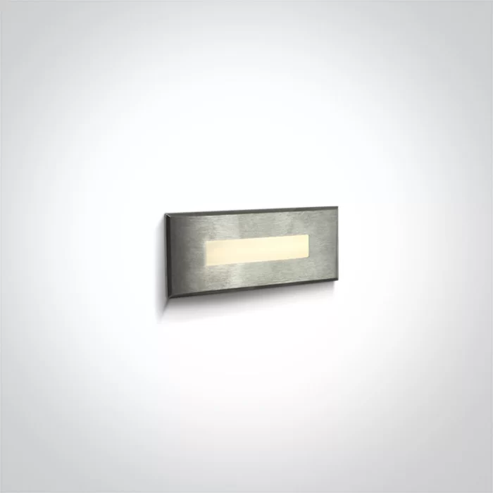 APLICA EXTERIOR INCASTRATA LED 5W IP65 INOX 68072A APLICA EXTERIOR INCASTRATA LED 5W IP65 INOX 68072A