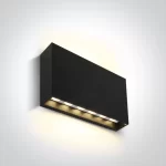 APLICA EXTERIOR LED 12W UP-DOWN SQUARE IP65 67472