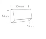 APLICA EXTERIOR LED 1,5W WALL WASHER IP65 67386A