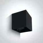 APLICA EXTERIOR LED 6W CUBE BLACK IP54 67398C