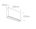 APLICA EXTERIOR LED 6W SQUARE IP65 67472A