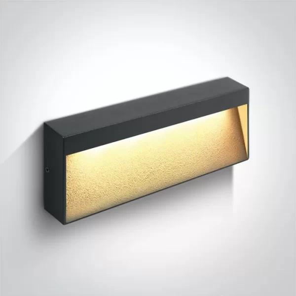 APLICA EXTERIOR LED 7W SQUARE WALL IP54 67359B