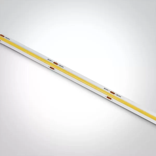 Banda LED COB 10mm 14W/m 24V 2700K Alb Cald Lumina Continua IP20, Rola 5m, ONE Light