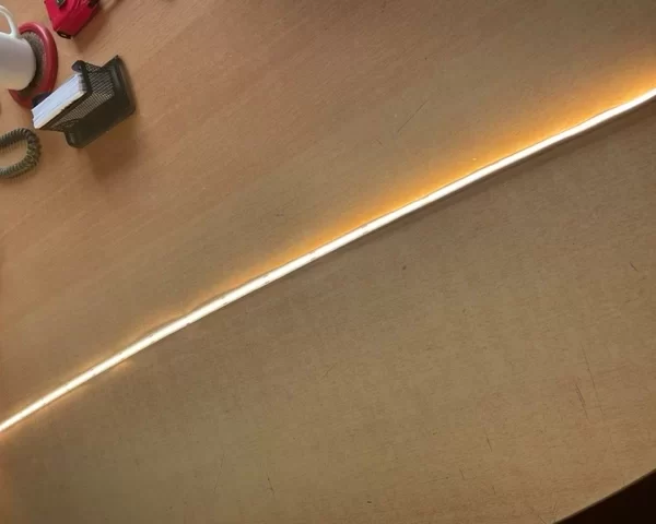 Banda LED COB 8mm 8W/m 24V 2700K Alb Cald Lumina Continua IP20, Rola 5m, ONE Light