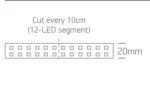 Banda LED Dubla 20mm 28.8W/m 24V 3000K CRI>97 IP20, Putere Mare, Rola 5m, ONE Light
