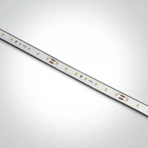 Banda LED Exterior IP68 Silicon 12mm 14.4W/m 24V 3000K Alb Cald, Rola 5m, ONE Light
