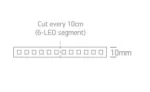 Banda LED Profesionala 10mm 14.4W/m 24V 2700K CRI>97 Redare Fidela IP20, Rola 5m, ONE Light