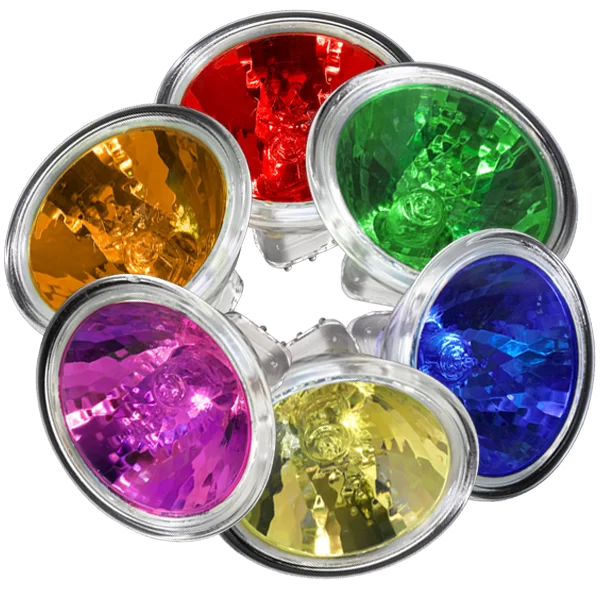 BEC HALOGEN DICHROIC COLOR 50W 12V