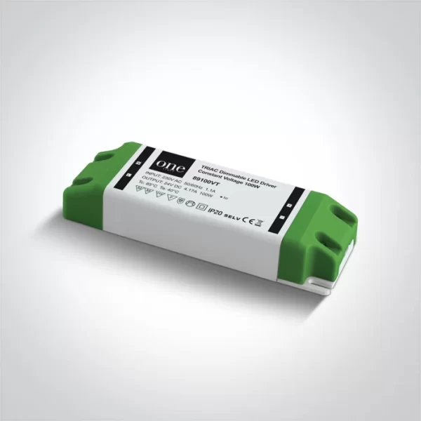 DRIVER LED 100W 24V VDC DIMABIL TRIAC 89100VT