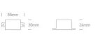 DRIVER LED 2-4W CC350mA TRIAC DIMABIL IP66