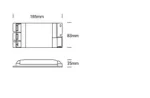 DRIVER LED 50W DALI-PUSH-1-10V-TRIAC UNIVERSAL