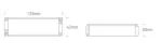 DRIVER LED 7-15w 700mA CC DIMABIL TRIAC 89015AT