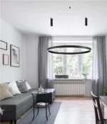 LAMPA SUSPENDATA LED 50W MOTIF D80 BLACK