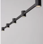 LAMPA SUSPENDATA PUIZE 30W LED L156cm BLACK