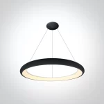 LAMPA SUSPENDATA RING LED 50W BLACK 62144NB