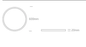LED PANEL ROUND 48W D60cm 10148PE