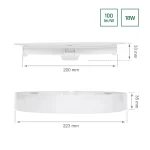 LED PANEL ROUND ALGINE 18W 2 in1
