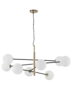 LUSTRA VITRA G9 LED 8X5W SATIN GOLD-BLACK