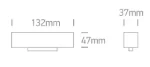 MAGNETIC-MULTISPOT LED 12W 48V DARK-LIGHT