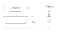 MAGNETIC-MULTISPOT LED 22W 48W ORIENTABIL MAXI
