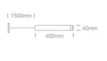 MAGNETIC-PENDANT LED 9W 48V SLIM 42130B