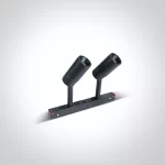 MAGNETIC-SPOT LED 2X6W CILINDRIC 48V