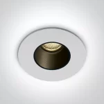 MINI SPOT INCASTRAT 2W LED WHITE-BLACK IP65