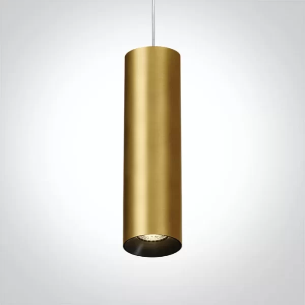 PENDUL CILINDER GU10 BRASS-GREY METAL L400mm