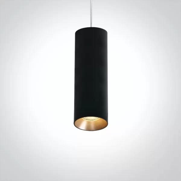 PENDUL CILINDRIC GU10 BLACK L240mm