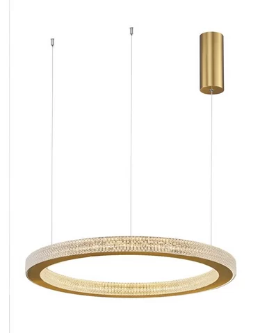 PENDUL FIORE LED 80W ANTIC GOLD BRASS D80