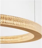 PENDUL FIORE LED 80W ANTIC GOLD BRASS D80