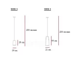 PENDUL FOSCARINI TITE 3 - design Marc Sadler