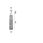 PENDUL FOSCARINI TRESS MEDIA - design Marc Sadler