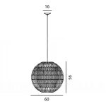 PENDUL FOSCARINI TROPICO SPHERA - design Giulio Iacchetti