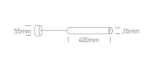 PENDUL LED 8W BLACK DIMABIL 63108