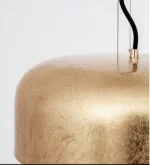 PENDUL PERLETO 2xE27 GOLD-LEAF D35