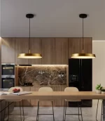 PENDUL VETRO LED 37W SATIN-GOLD