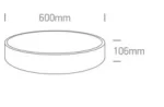 PLAFONIERA DISC LED 50W 62150D