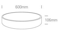 PLAFONIERA DISC LED 50W 62150D