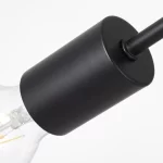 PLAFONIERA ELVERA 4 BECURI E27 BLACK