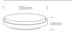 PLAFONIERA EXTERIOR LED 30W IP54 67363