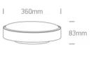 PLAFONIERA EXTERIOR LED 30W IP65 67280BN