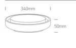 PLAFONIERA EXTERIOR LED 30W SLIM IP54 67384