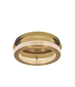 PLAFONIERA FIORE LED 40W GOLD-BRASS D40