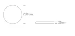 PLAFONIERA LED 18W CCT IP20 62006