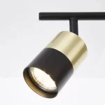 PLAFONIERA MARIBEL 4 SPOTURI BLACK-GOLD