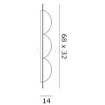 PLAFONIERA MURANO PERLAGE A3P3- design Oriano Favaretto